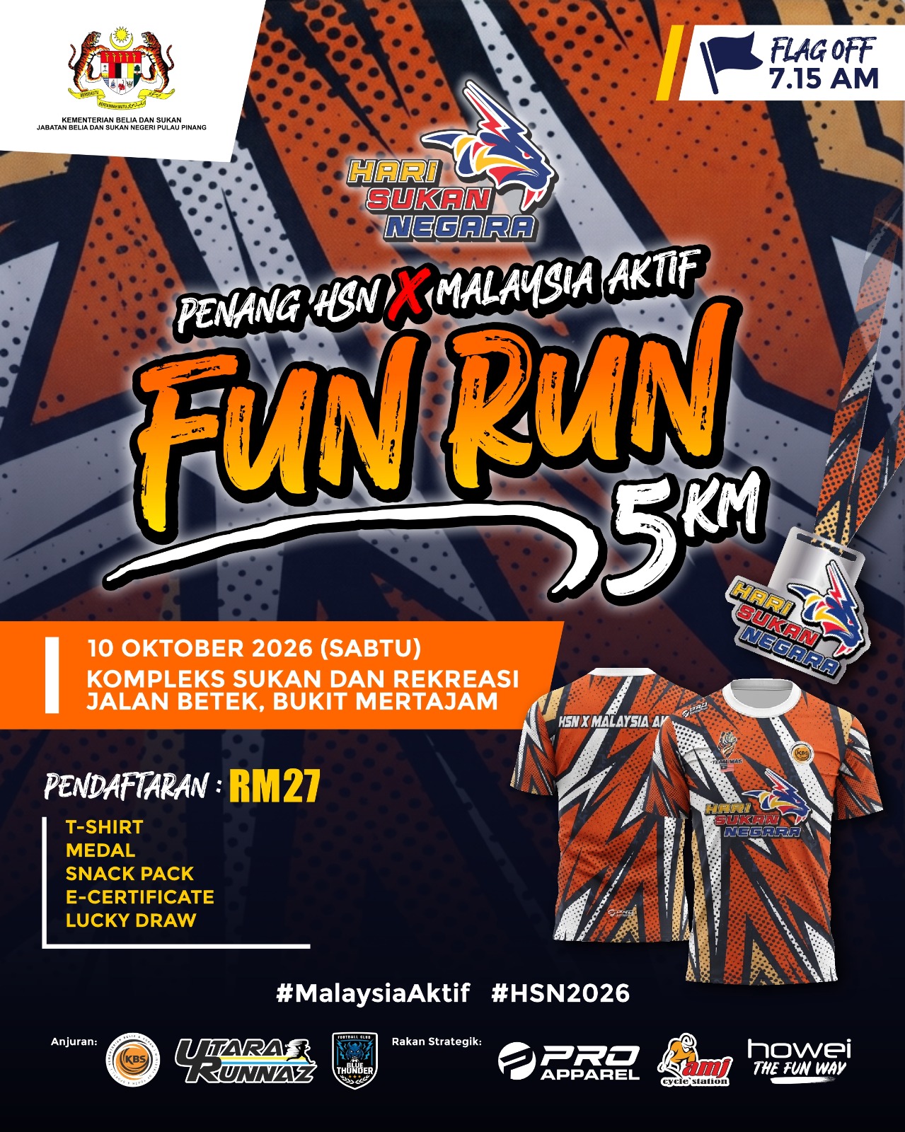 Penang HSN X Malaysia Aktif Fun Run 2026 thumbnail