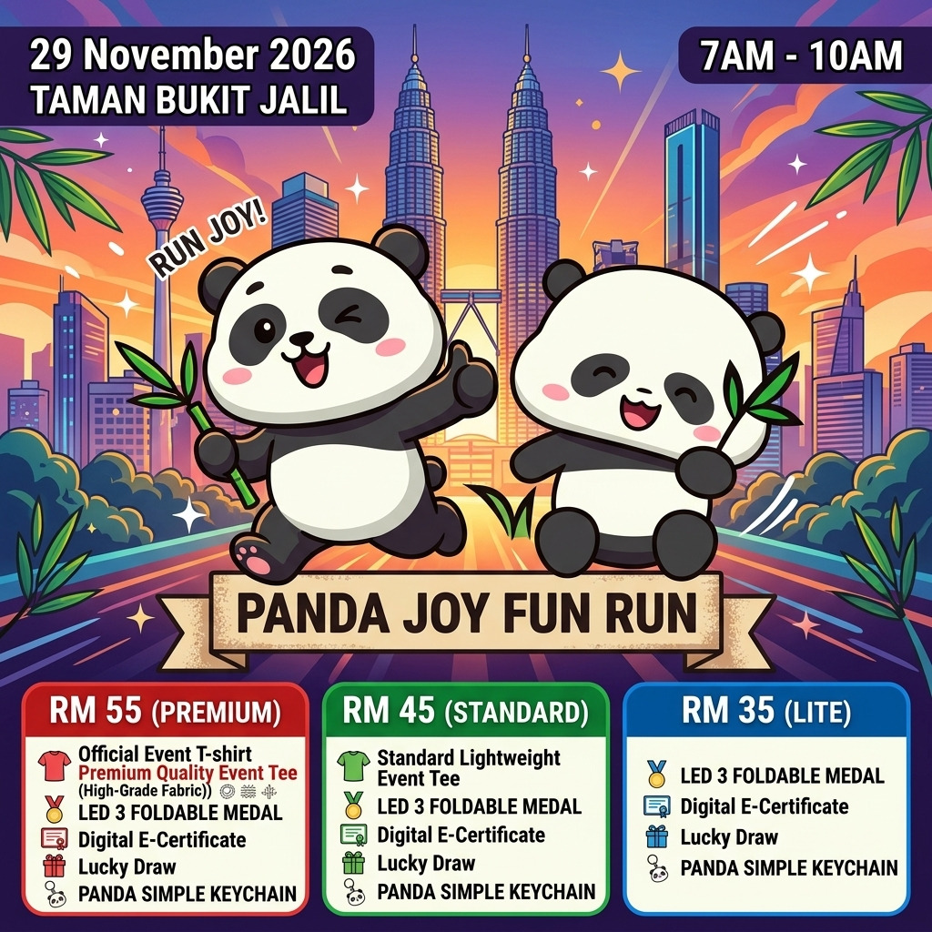 Panda Joy Fun Run - Taman Bukit Jalil thumbnail