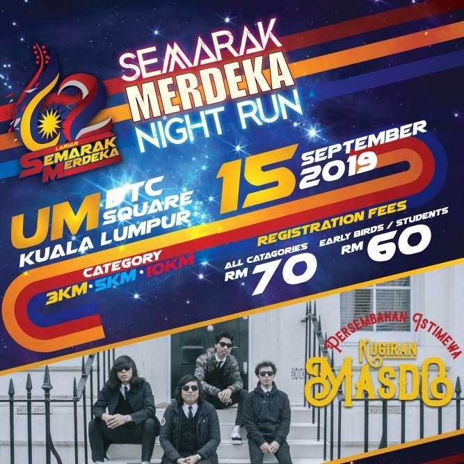 Semarak Merdeka Night Run 2019 banner
