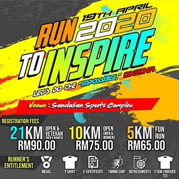Run To Inspire Half Marathon 2020 banner