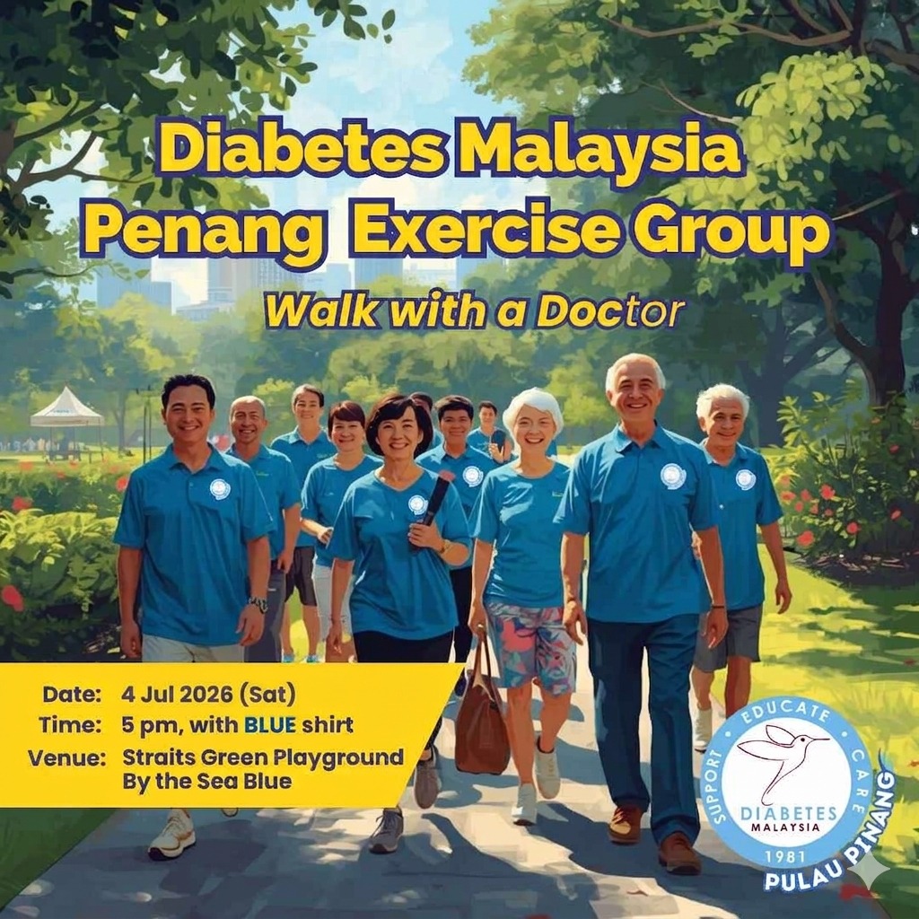 Diabetes Malaysia Penang Exercise - Walk with Doctor thumbnail