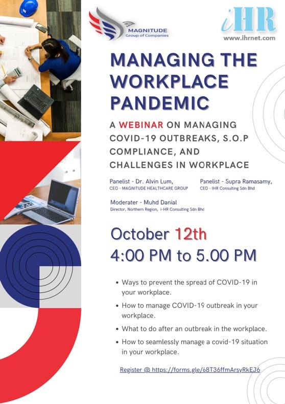 MANAGING THE WORKPLACE PANDEMIC banner