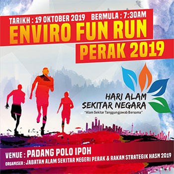 Enviro Fun Run Perak 2019 banner