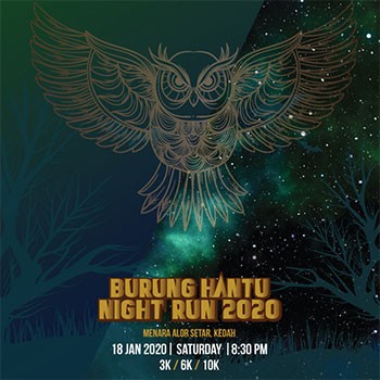 Burung Hantu Night Run 2020 banner