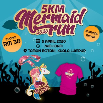 Mermaid Run 2020 banner