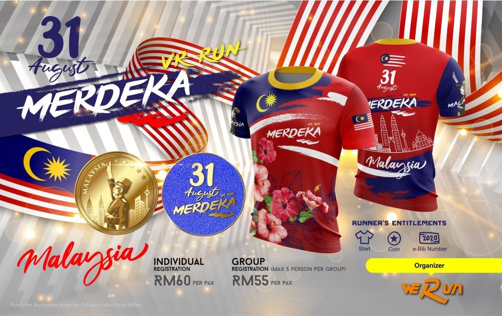 Merdeka Virtual Run banner