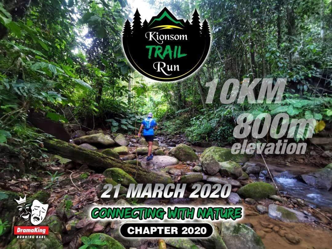 Kionsom Trail Run banner