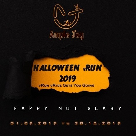 Halloween vRun 2019 banner