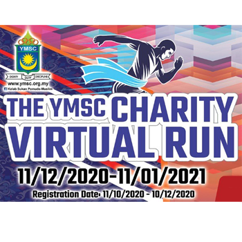 The YMSC Charity Virtual Run banner