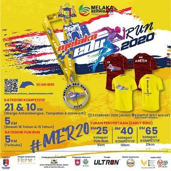 Melaka Edu Run 2020 banner