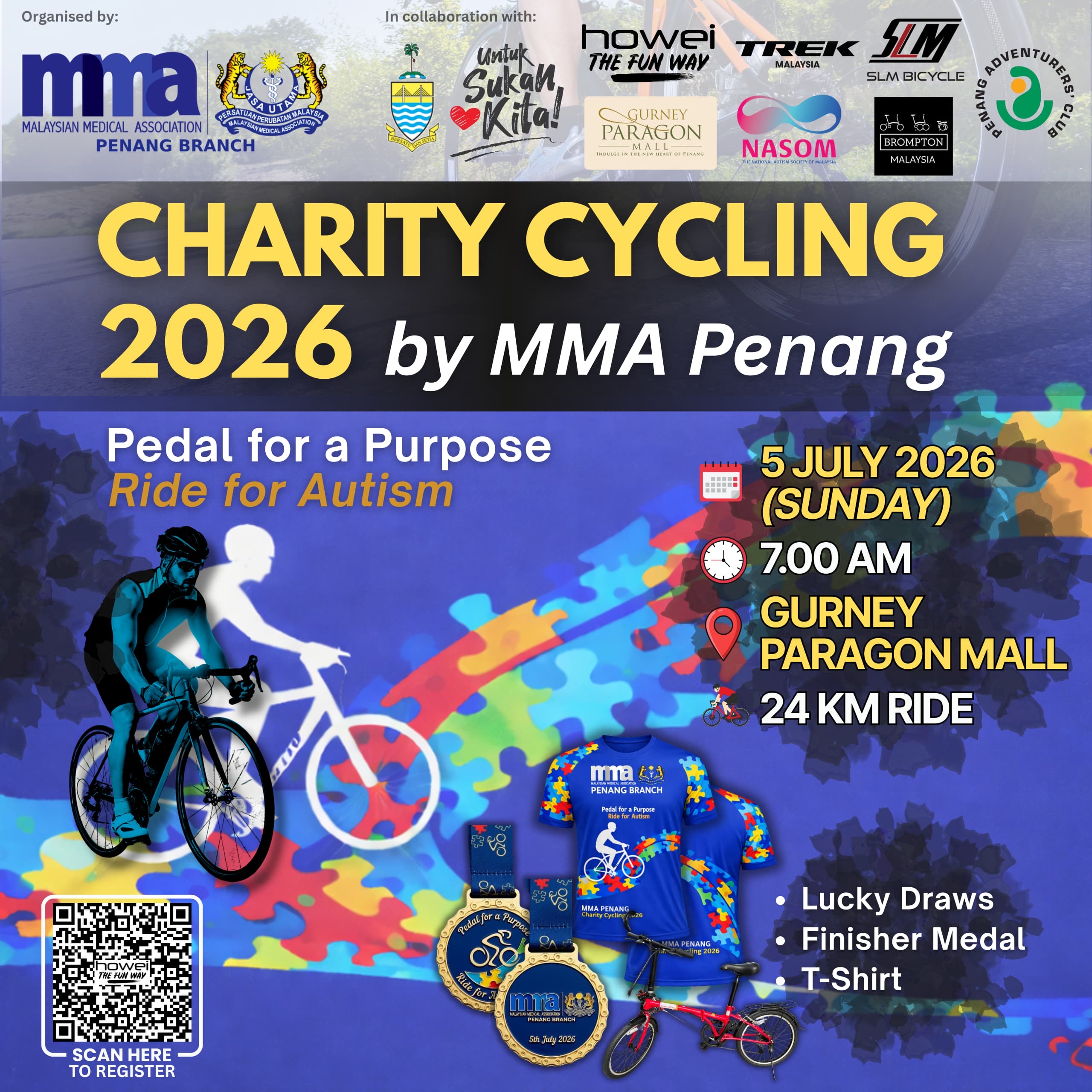 Pedal for a Purpose - Ride for Autism 2026 thumbnail