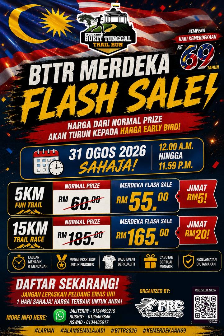 Bukit Tunggal Trail Run 2026 thumbnail