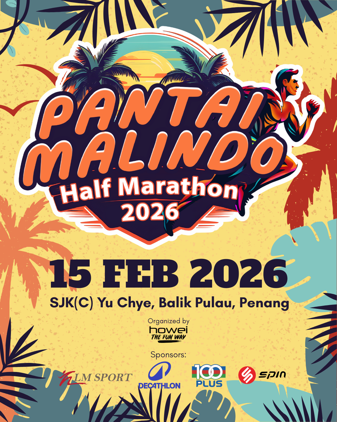 Pantai Malindo Half Marathon 2026 banner