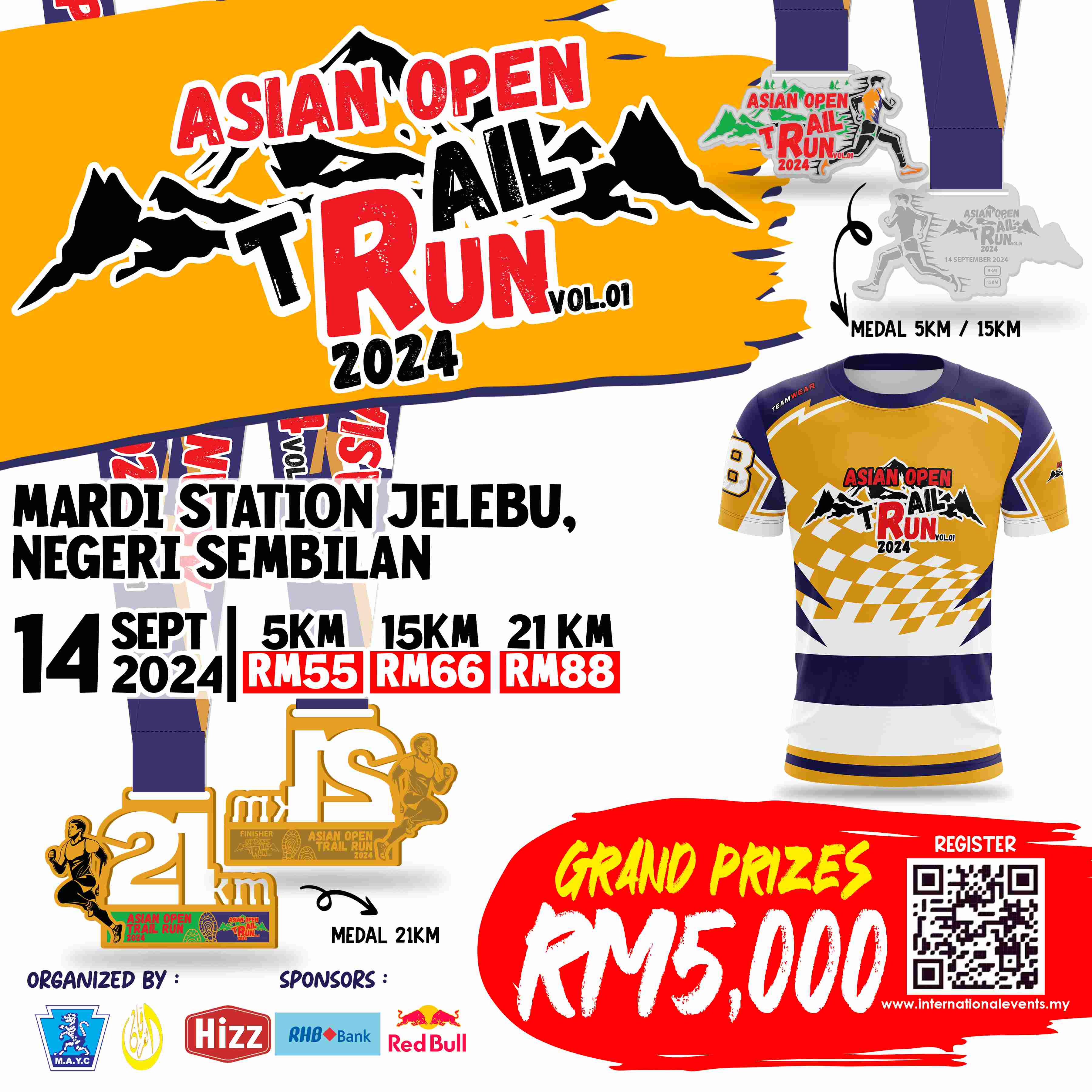 Asian Open Trail Run Vol.01 2024 banner