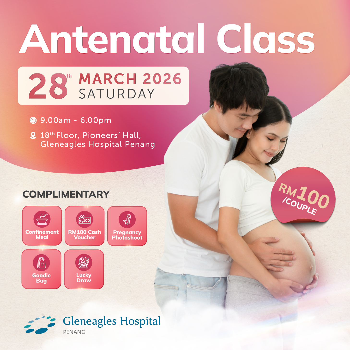 Antenatal Class 2026 (March) banner