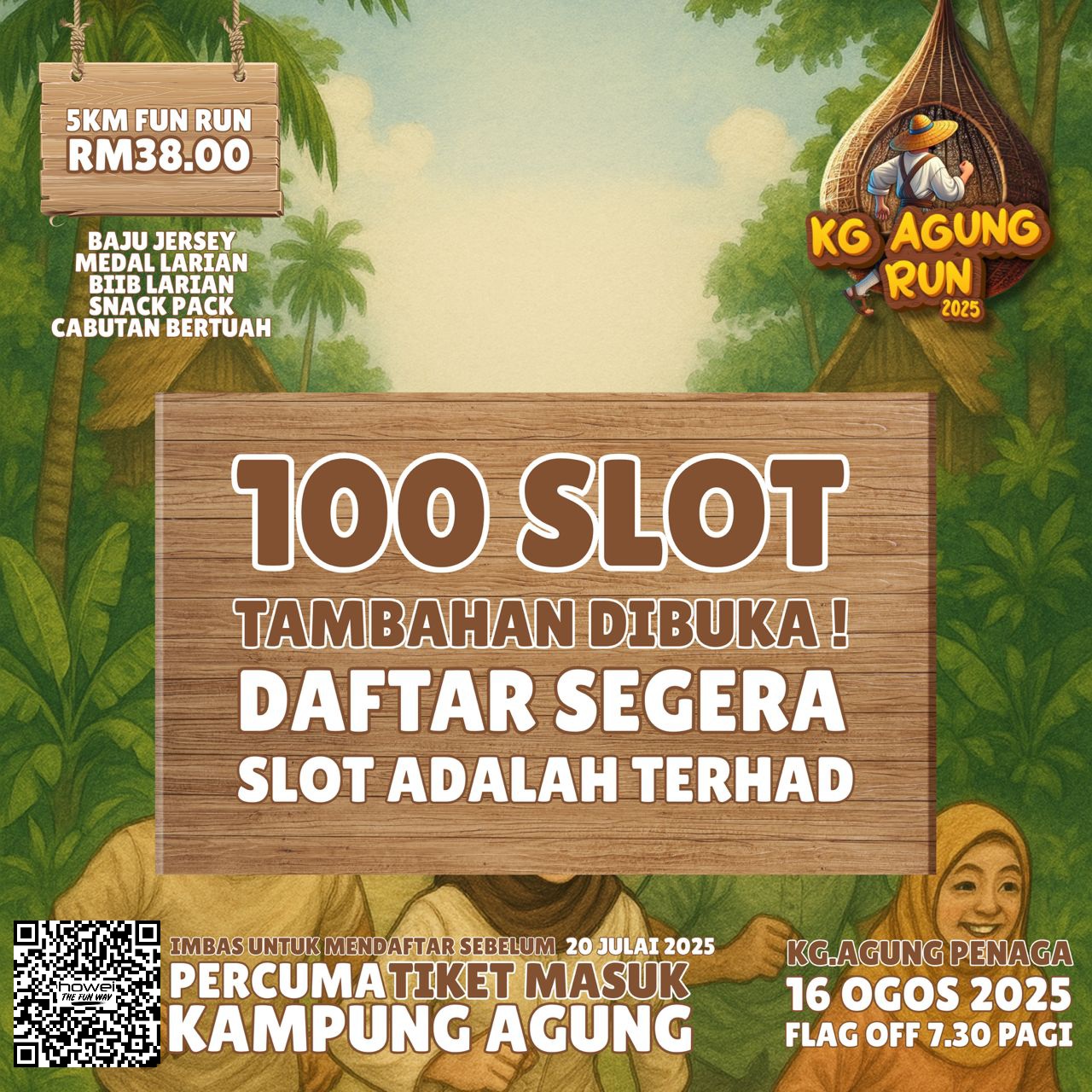 KG Agung Run 2025 banner