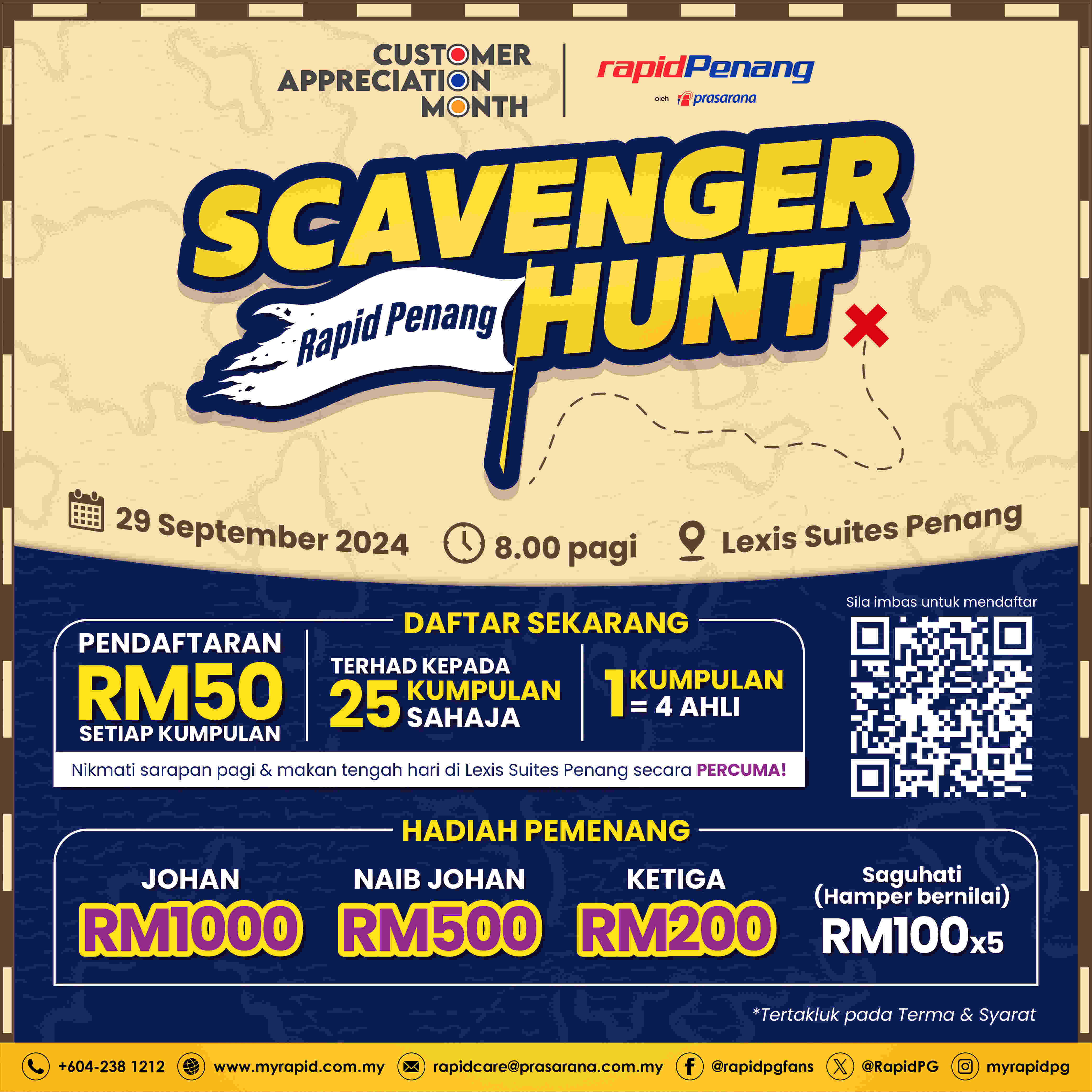 Scavenger Hunt Rapid Penang 2024 banner