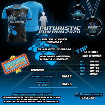 Futuristic Fun Run 2020 banner