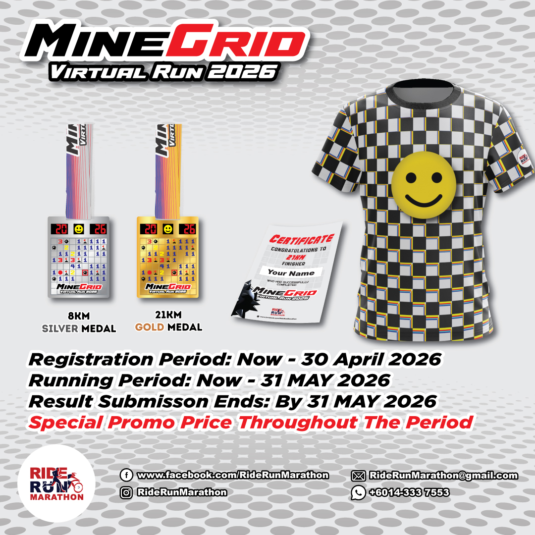 MineGrid Virtual Run 2026 banner