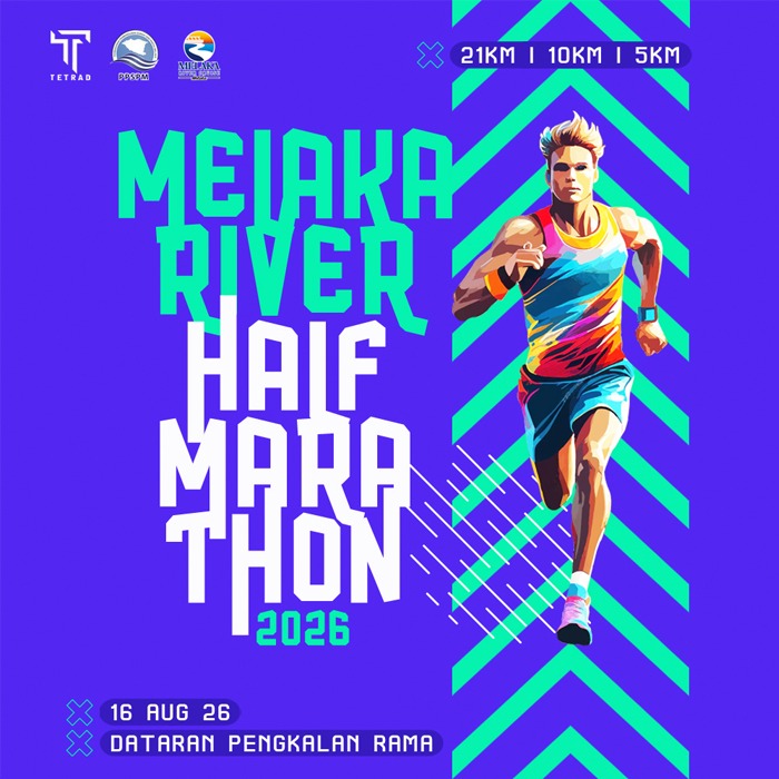 Melaka River Half Marathon 2026 banner