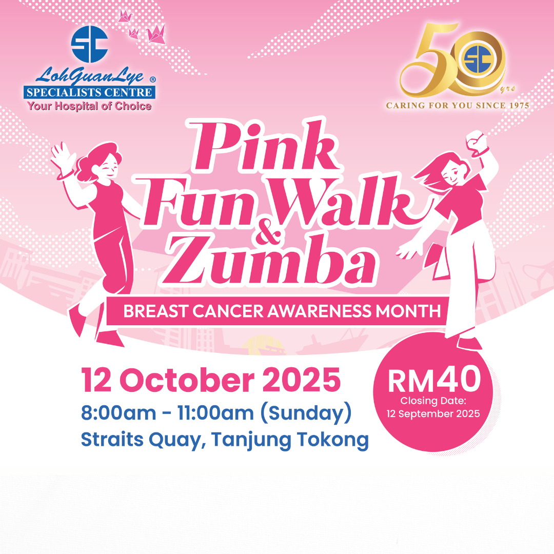 Pink Fun Walk & Zumba 2025 - Breast Cancer Awareness Month banner