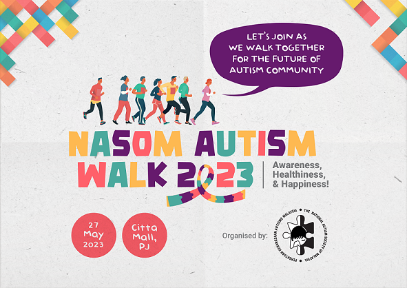 NASOM Autism Walk 2023 banner