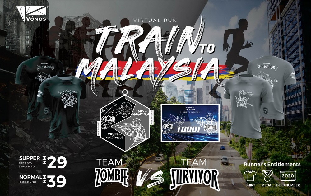 Train to Malaysia Virtual Run 2020 banner