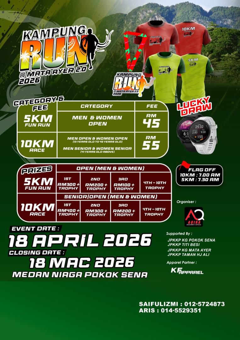 Kampung Run 2.0 @ Mata Ayer 2026 thumbnail