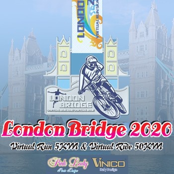 London Bridge 2020 Virtual Run 5KM Or Virtual Ride 50KM banner