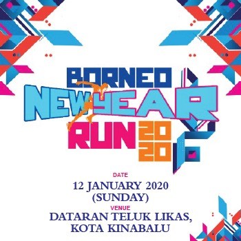 Borneo New Year Run 2020 banner