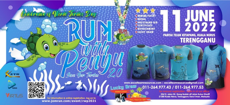 Run with Penyu 2022 banner