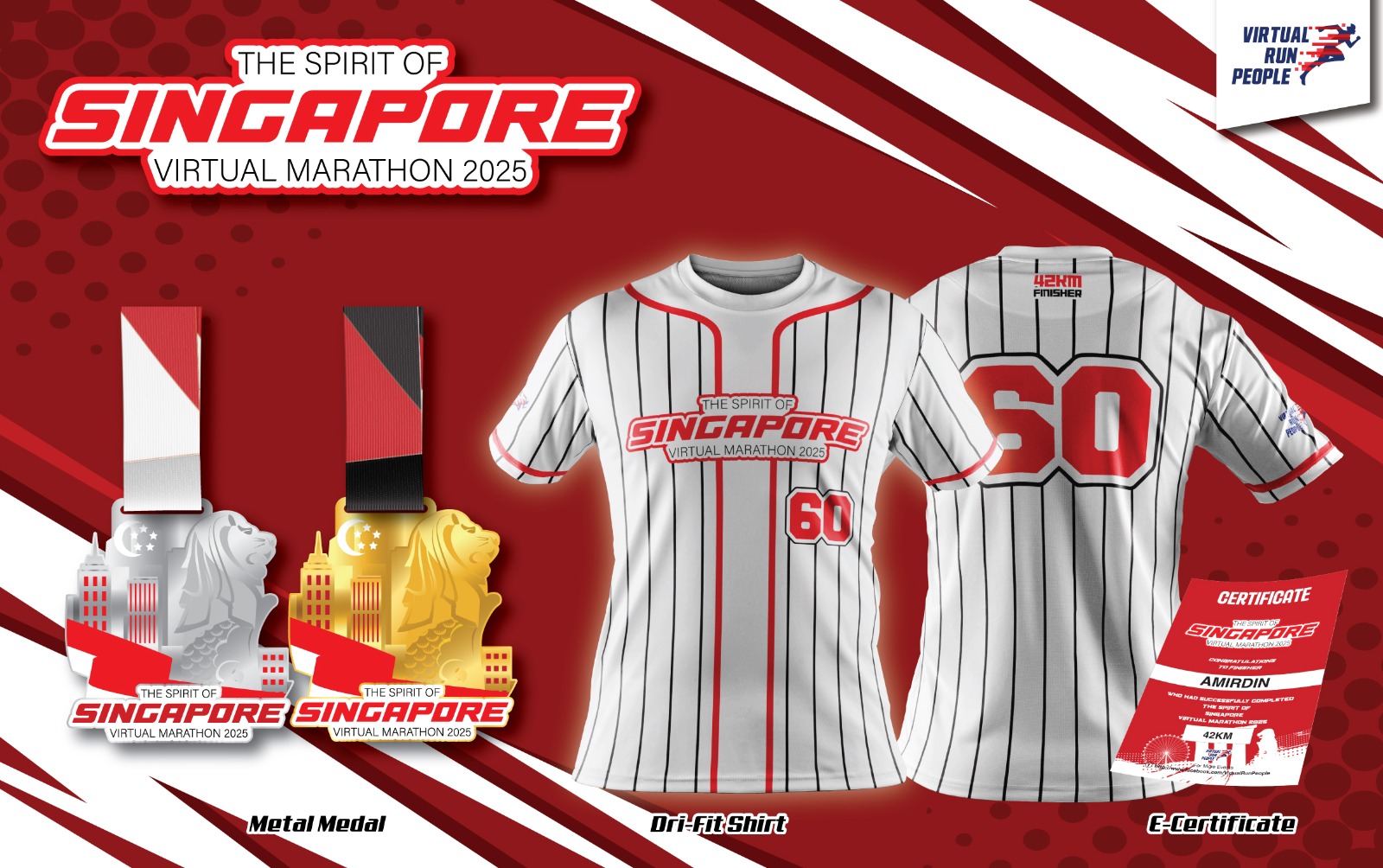 Spirit of Singapore Virtual Marathon 2025 banner