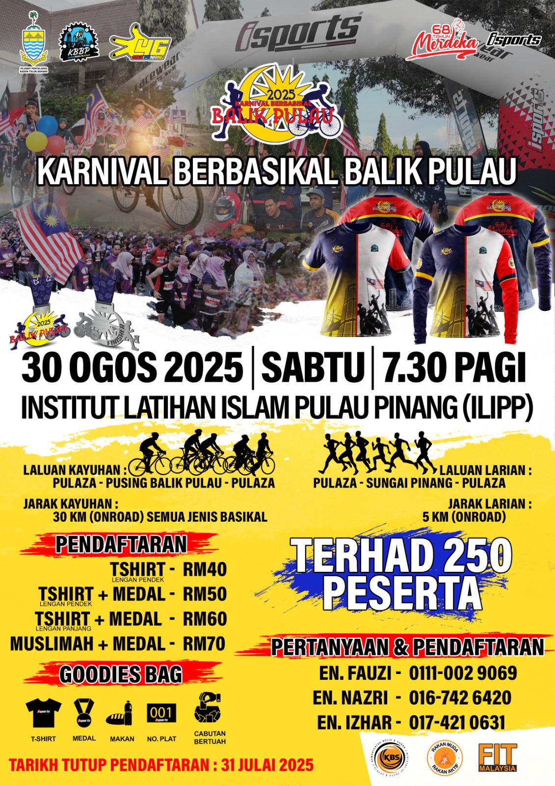 Karnival Berbasikal Balik Pulau 2025 banner