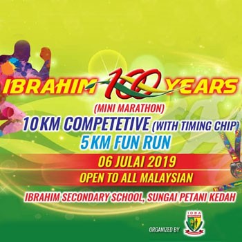 IBRAHIM 100 Years Run (Mini Marathon) banner