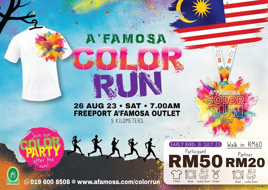 A'Famosa Color Run 5KM banner