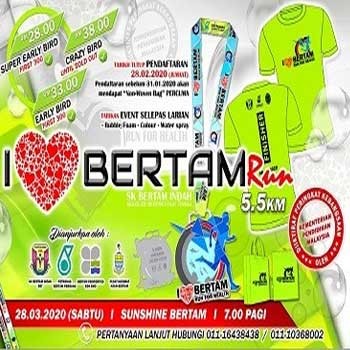 I Love Bertam Run banner