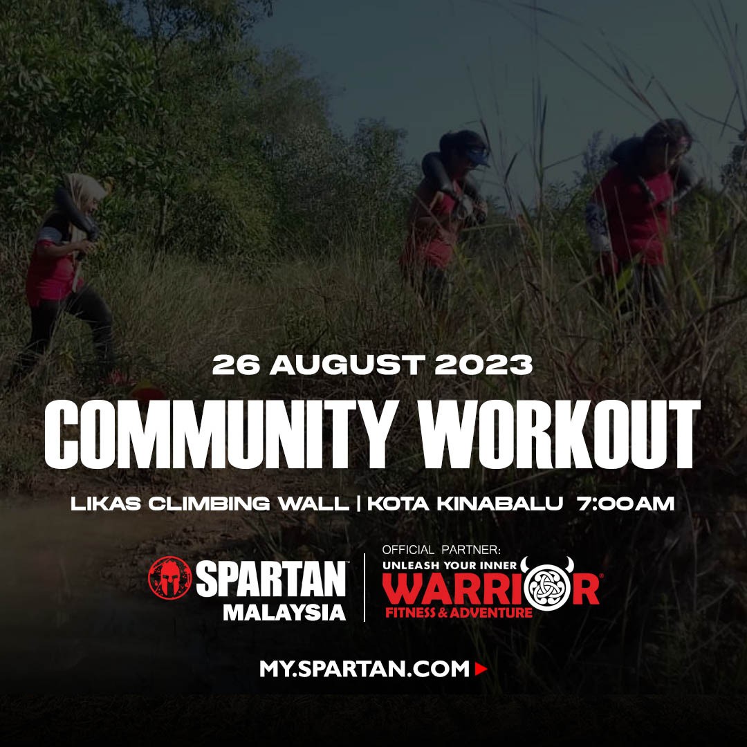 Spartan Community Workout KK - August banner
