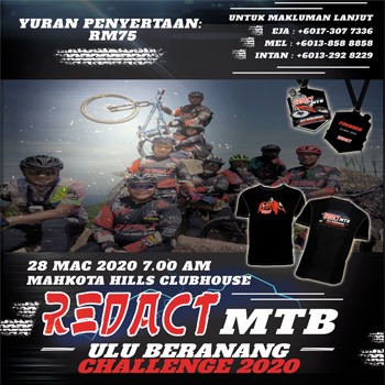 REDACT MTB Ulu Beranang Challenge 2020 banner