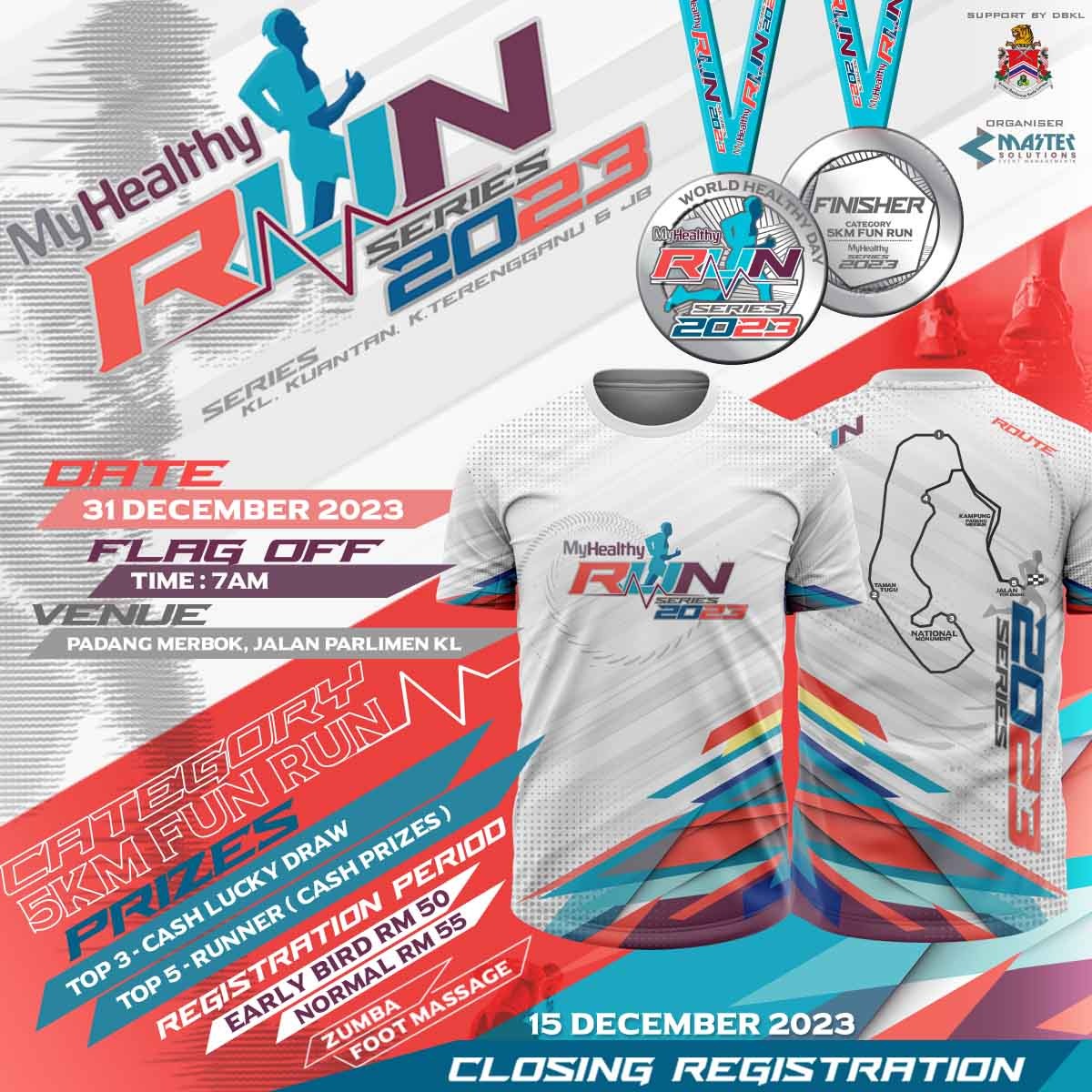 My Healthy Run Series 2023 banner