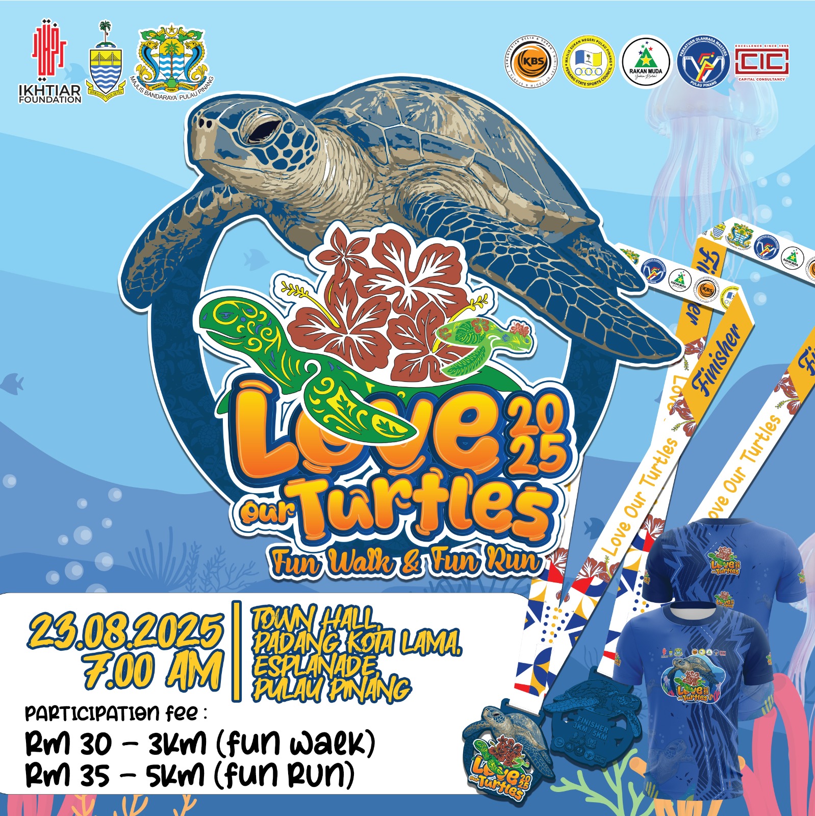 Love Our Turtles 2025 banner
