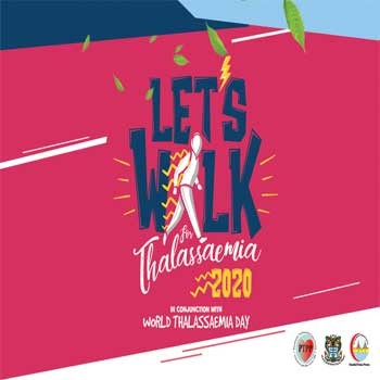 Let's Walk for Thalassaemia 2020 banner