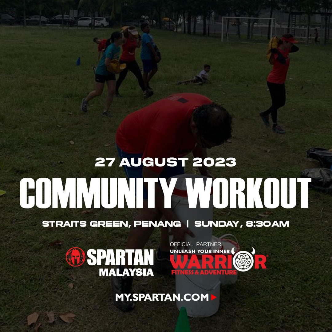 Spartan Community Workout Penang - August banner