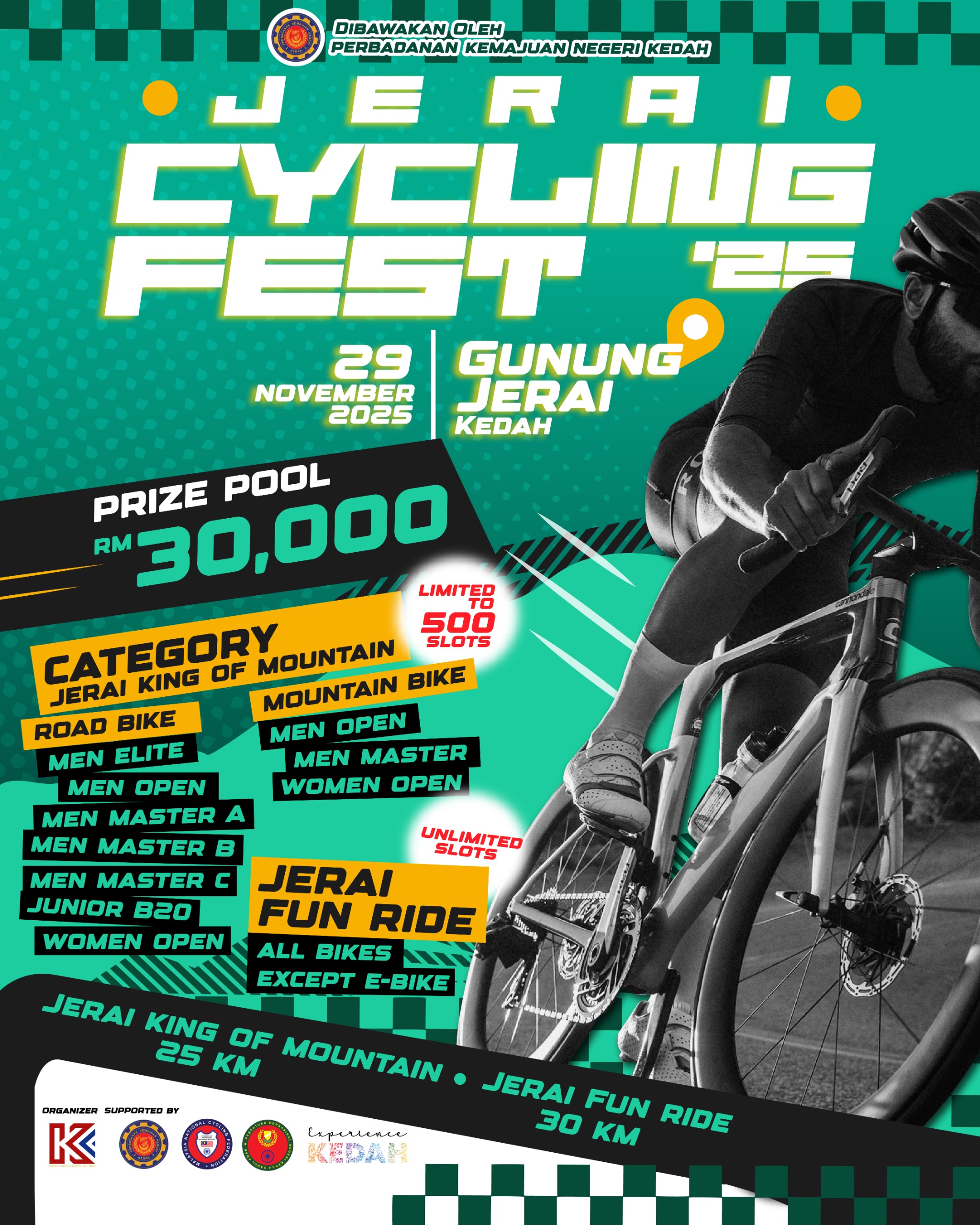 Jerai Cycling Fest 2025 banner