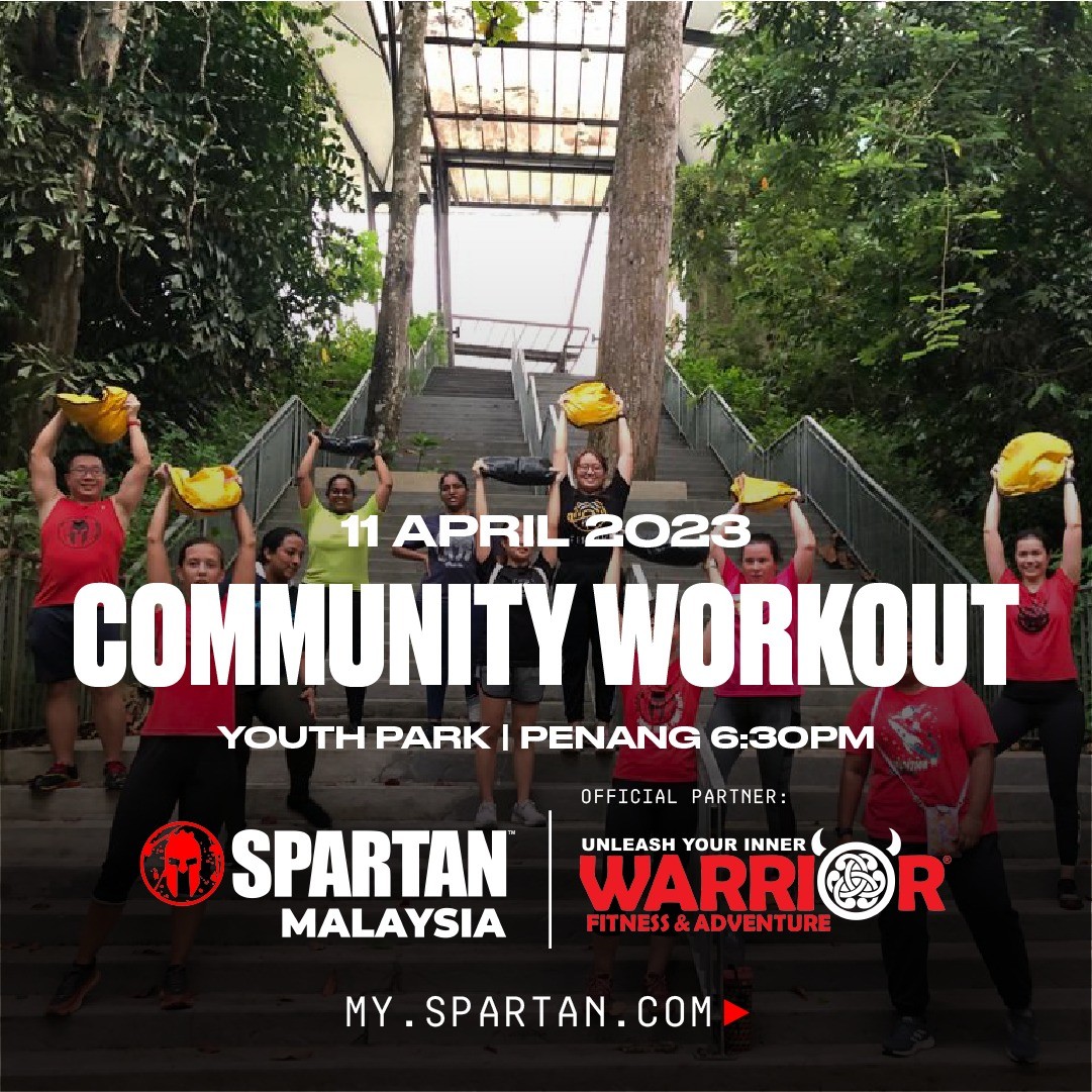 Spartan Community Workout - Penang Youth Park banner