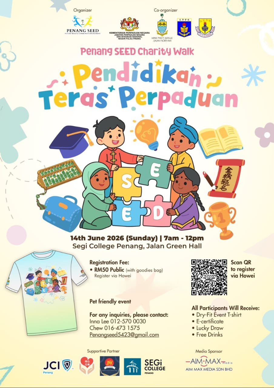 Penang SEED Charity Walk 2026 : Pendidikan Teras Perpaduan thumbnail