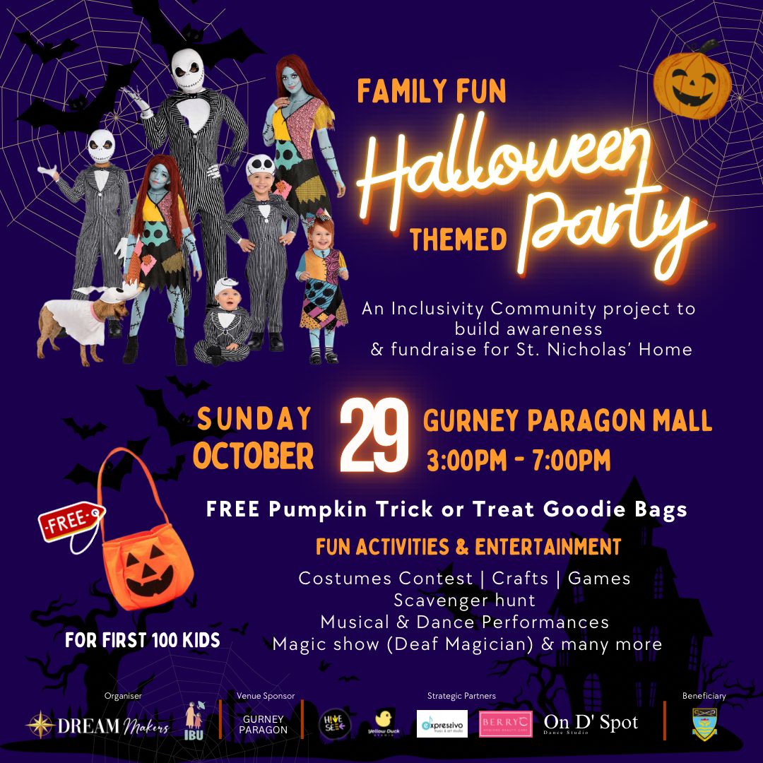 Family Fun Halloween Themed Party banner