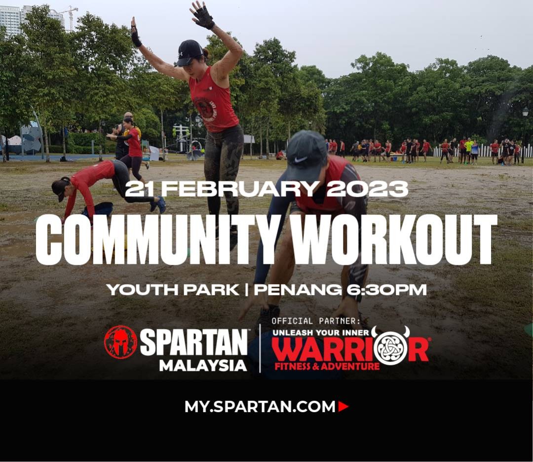 Spartan Community Workout - Penang banner