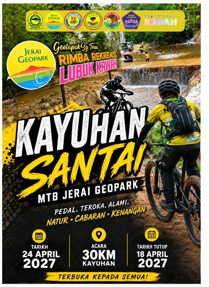 Kayuhan Santai MTB Jerai Geopark 2027 banner