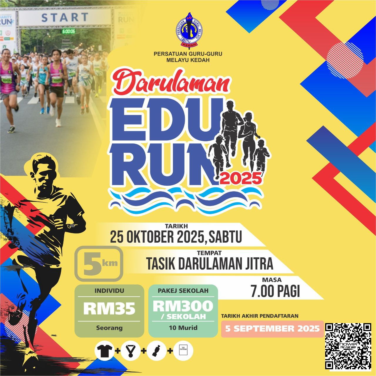 Darulaman Edu Run 2025 banner
