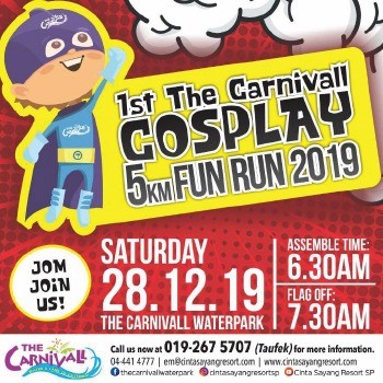 The Carnivall Cosplay Fun Run 2019 banner